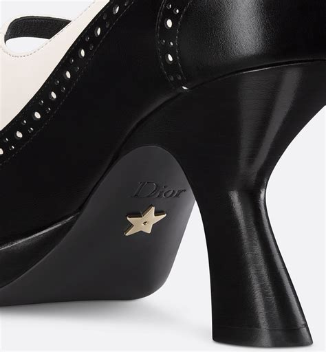 dior 915|Spectadior Pump Black and White Perforated Calfskin .